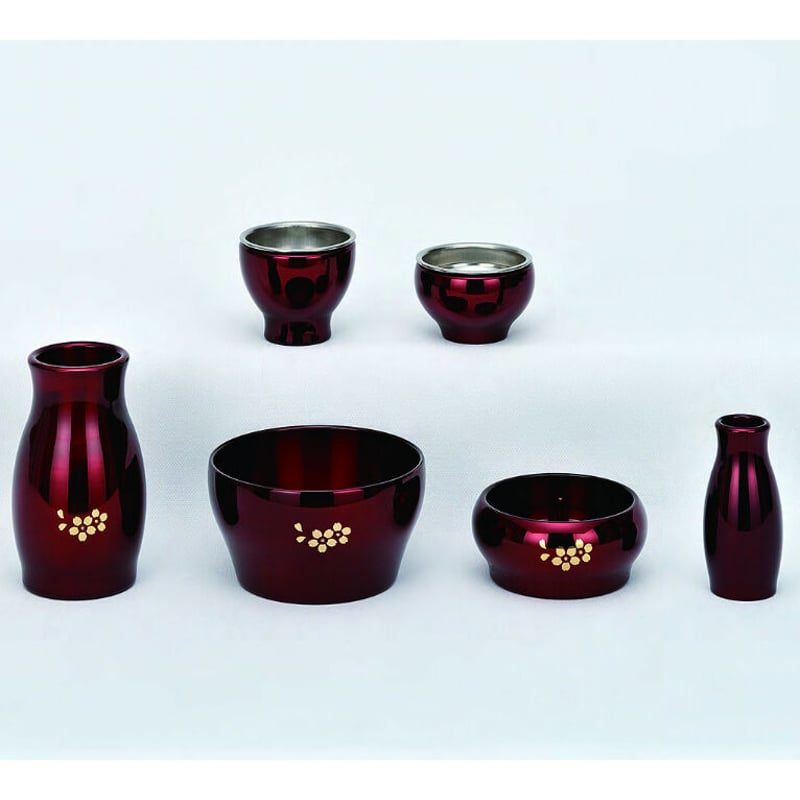 仏具 カローラ 6具足 | 大西仏壇本店 |仏壇モダン 小型仏壇上置 仏壇