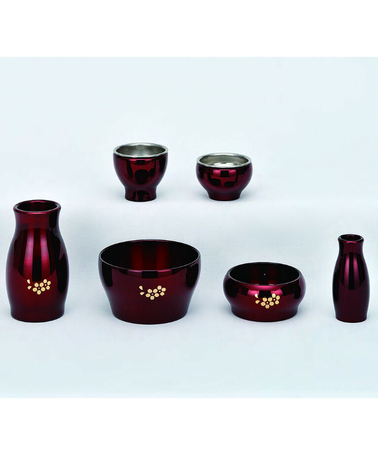 仏具 カローラ 6具足 | 大西仏壇本店 |仏壇モダン 小型仏壇上置 仏壇