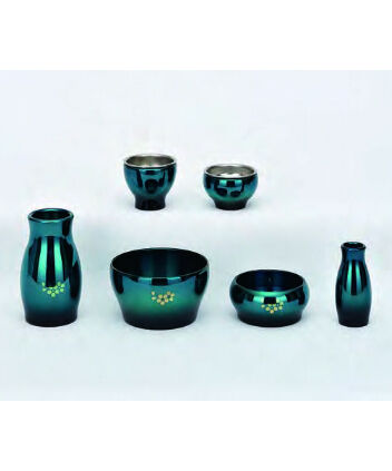 仏具 カローラ 6具足 | 大西仏壇本店 |仏壇モダン 小型仏壇上置 仏壇