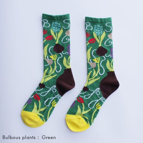BS01　BOTANICA SOCKS -ボタニカソックス-【バルバスプランツ　球根植物たち】