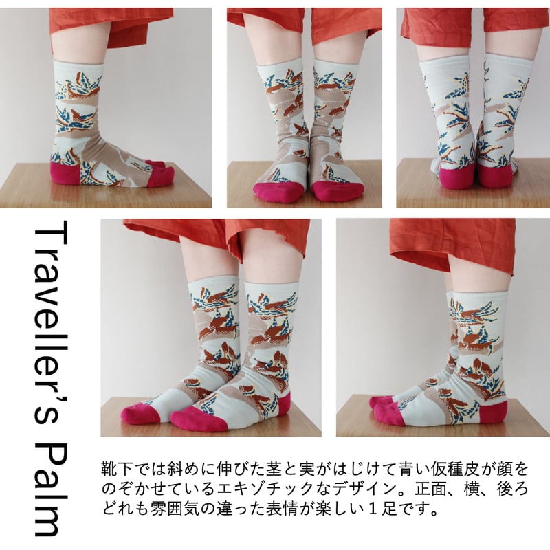 BS05 BOTANICA SOCKS -ボタニカソックス-【タビビトノキ