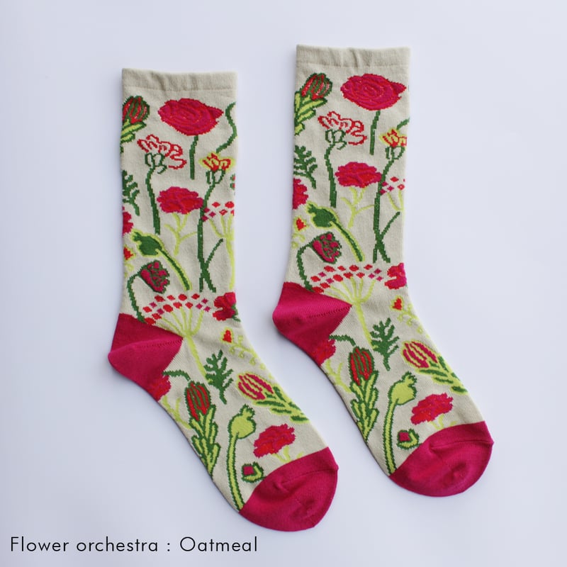 骨と花 BS02 BOTANICA SOCKS -ボタニカソックス-【フラワーオーケストラ