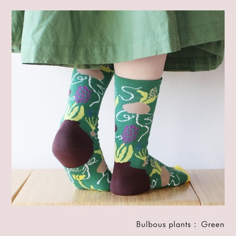 BS01　BOTANICA SOCKS -ボタニカソックス-【バルバスプランツ　球根植物たち】