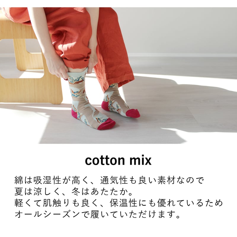 BS05 BOTANICA SOCKS -ボタニカソックス-【タビビトノキ
