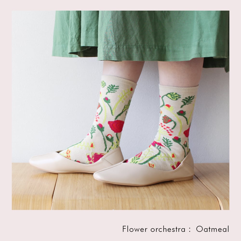 骨と花 BS02 BOTANICA SOCKS -ボタニカソックス-【フラワーオーケストラ