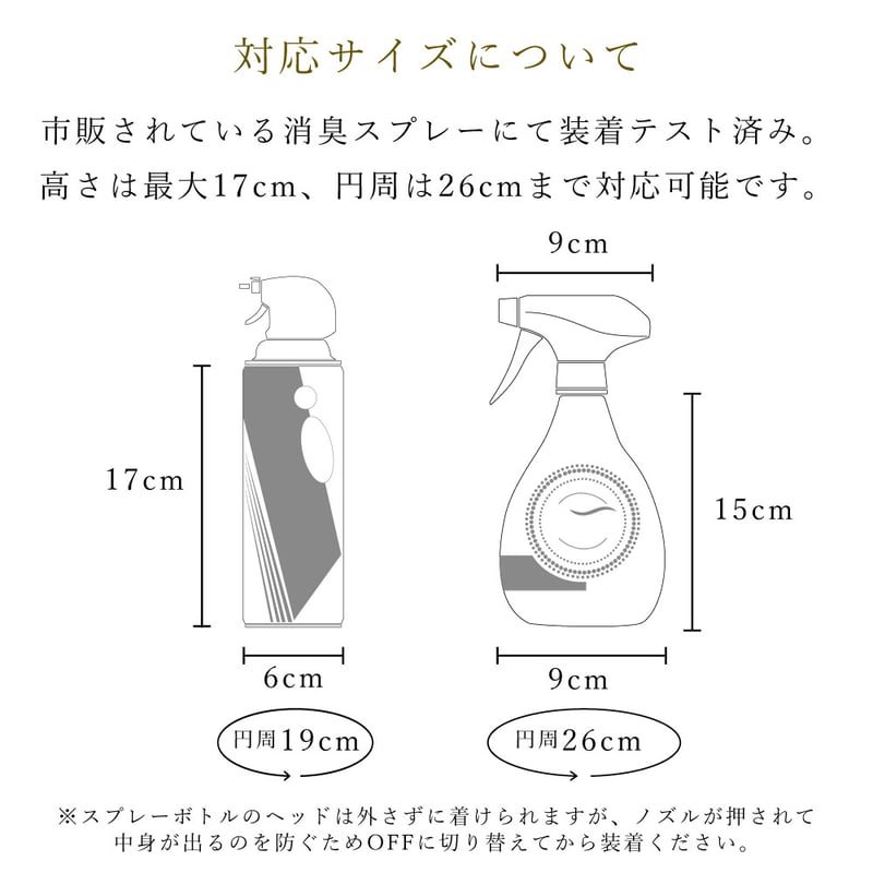 ZA02 生活感をつつんで隠すのびのびスプレーカバー | エムアンドエム