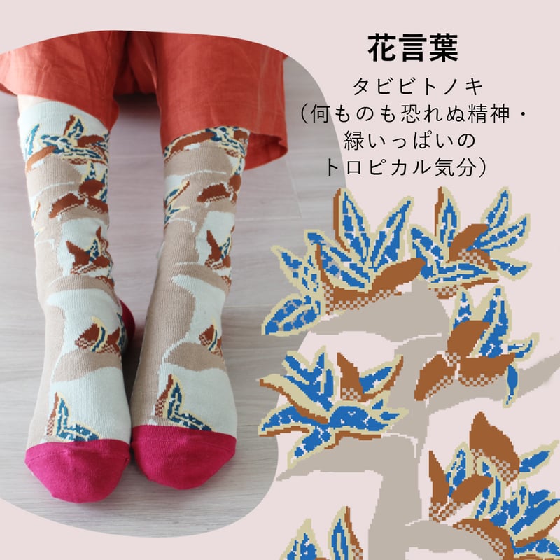 BS05 BOTANICA SOCKS -ボタニカソックス-【タビビトノキ