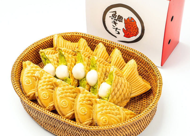 うす皮たい焼き ずんだ餅 5個入り | 鯛きち