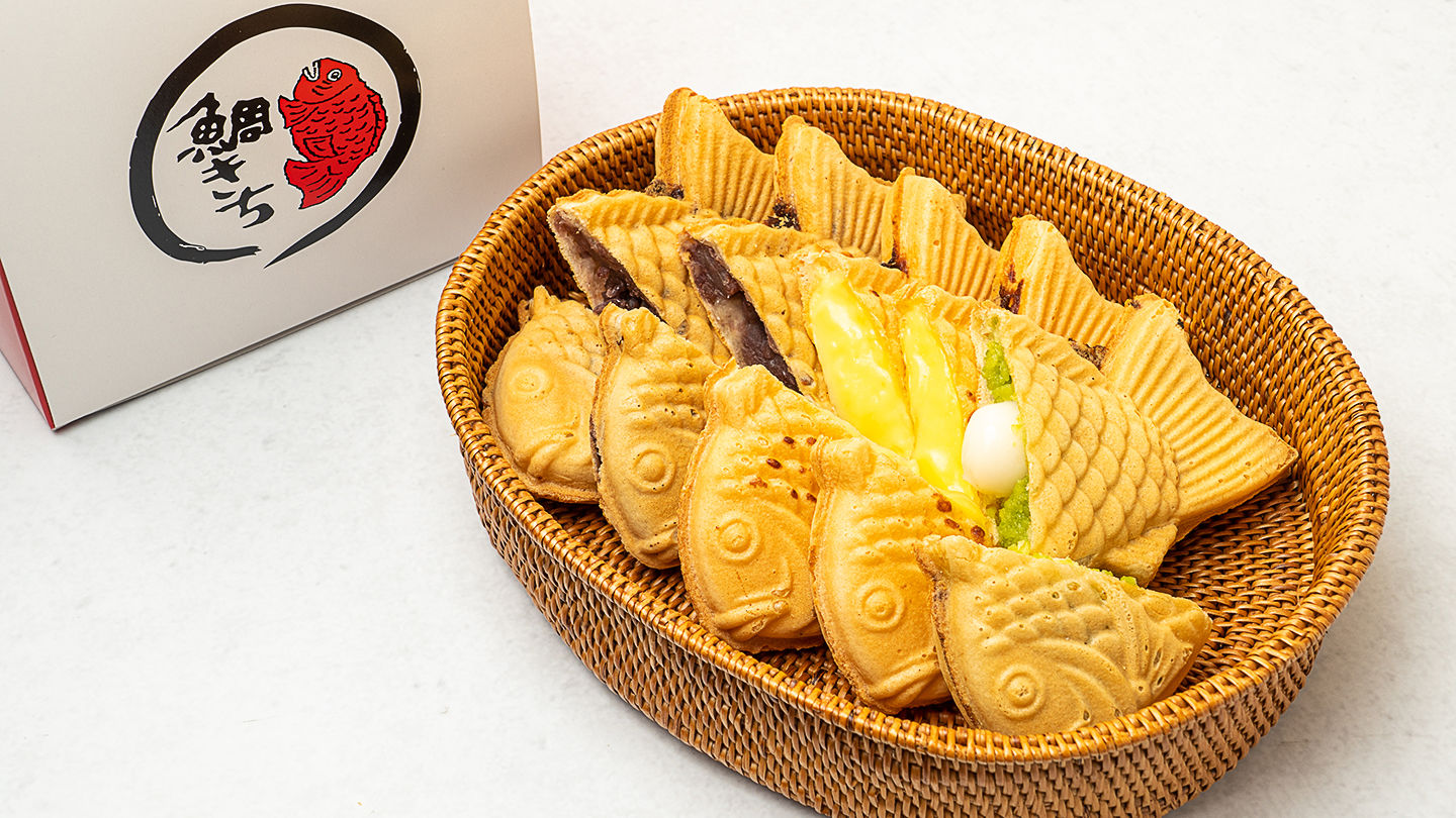 うす皮たい焼き5ケ入り 詰め合わせセットA | 鯛きち