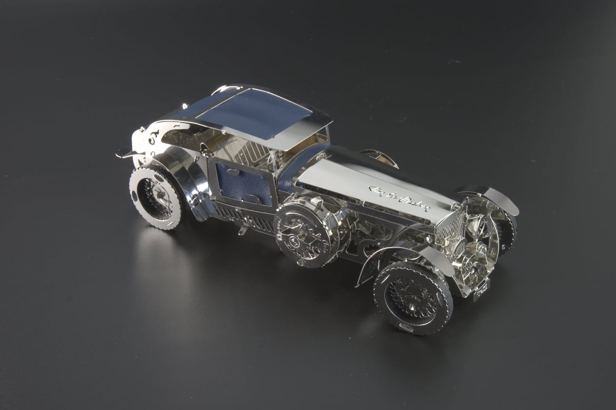 DIY　3Dメタルモデルパズル　ゼンマイ仕掛け可動式ラグジュアリーロードスター　Time for Machine　Metal Mechanical  Model　LUXURY ROADSTER