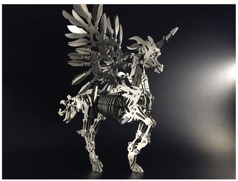 3D立体金属 ユニコーン モデル DIY 3Dメタルモデルパズル 大型ユニコーン 鋼魔獣 Fantasy