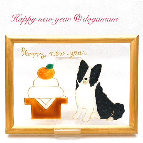 クリスマスツリー&ボーダーコリー