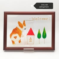 コーギー＆HOME　ウエルッシュコーギー　振り向き