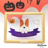 ハロウィン　コーギー