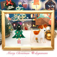 クリスマスツリー&ジャックラッセル