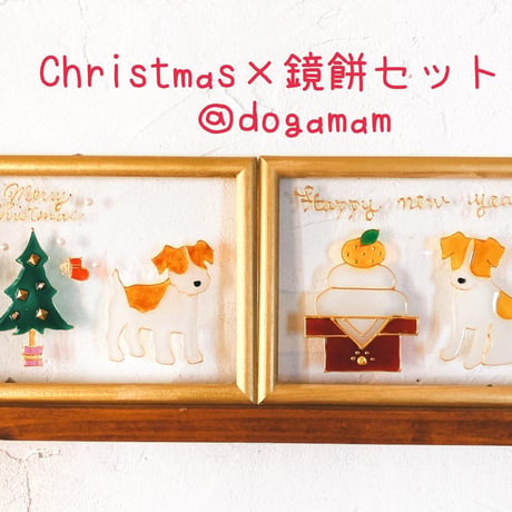 クリスマスツリー&ジャックラッセル