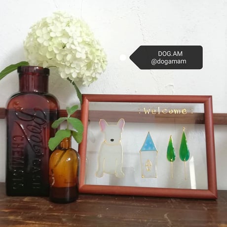 フレブル＆HOME　フレンチブルドッグ　フレンチブル　ホワイト