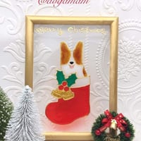クリスマスブーツ&コーギー