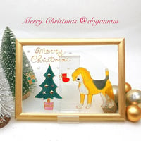 クリスマスツリー&ビーグル