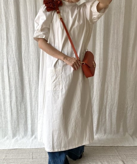 3WAY FRILL POCHETTE SIZE:S(レザーショルダー)