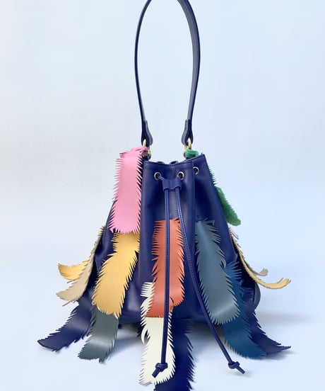 FEATHER SHOULDER BAG (LARGE)