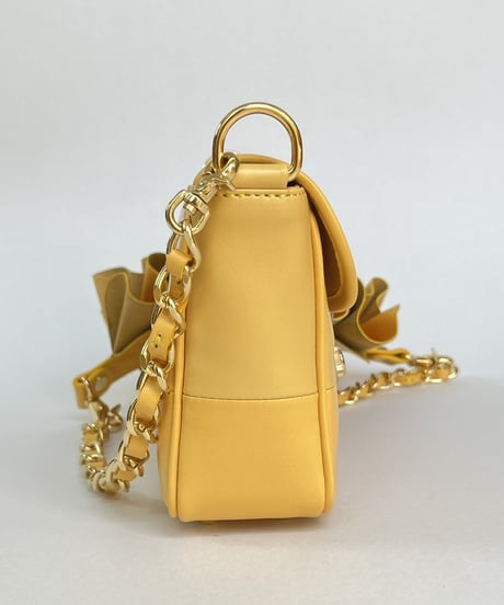 3WAY FRILL POCHETTE SIZE:S(チェーンショルダー)