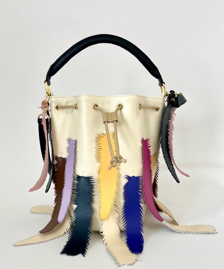 2WAY FEATHER BAG