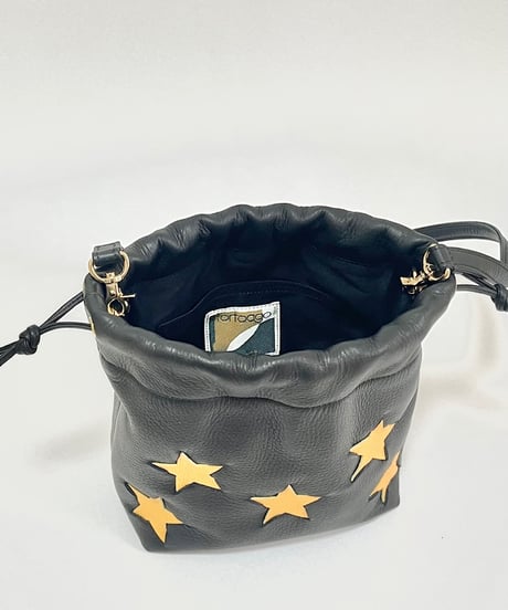 “HOSHIBOSHI”DRAWSTRING SHOULDER POUCH