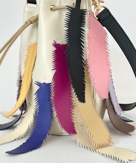 2WAY FEATHER BAG