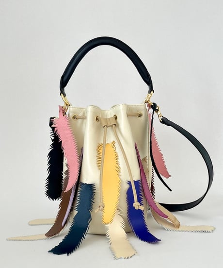 2WAY FEATHER BAG
