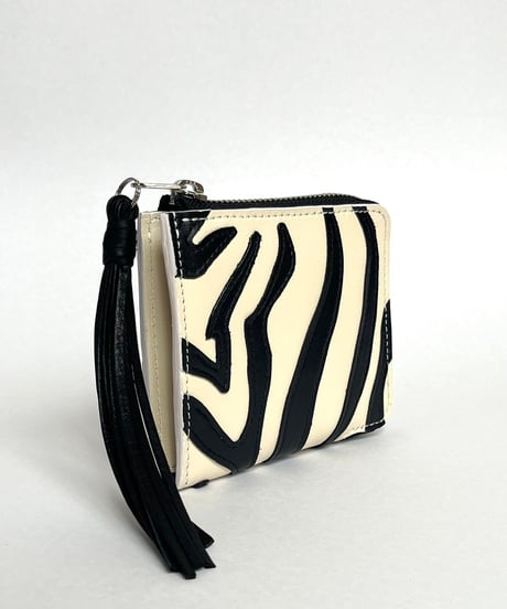 ZEBRA PATTERN COMPACT WALLET