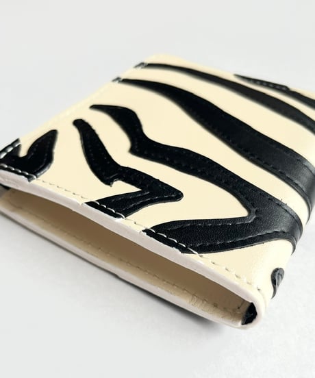 ZEBRA PATTERN COMPACT WALLET