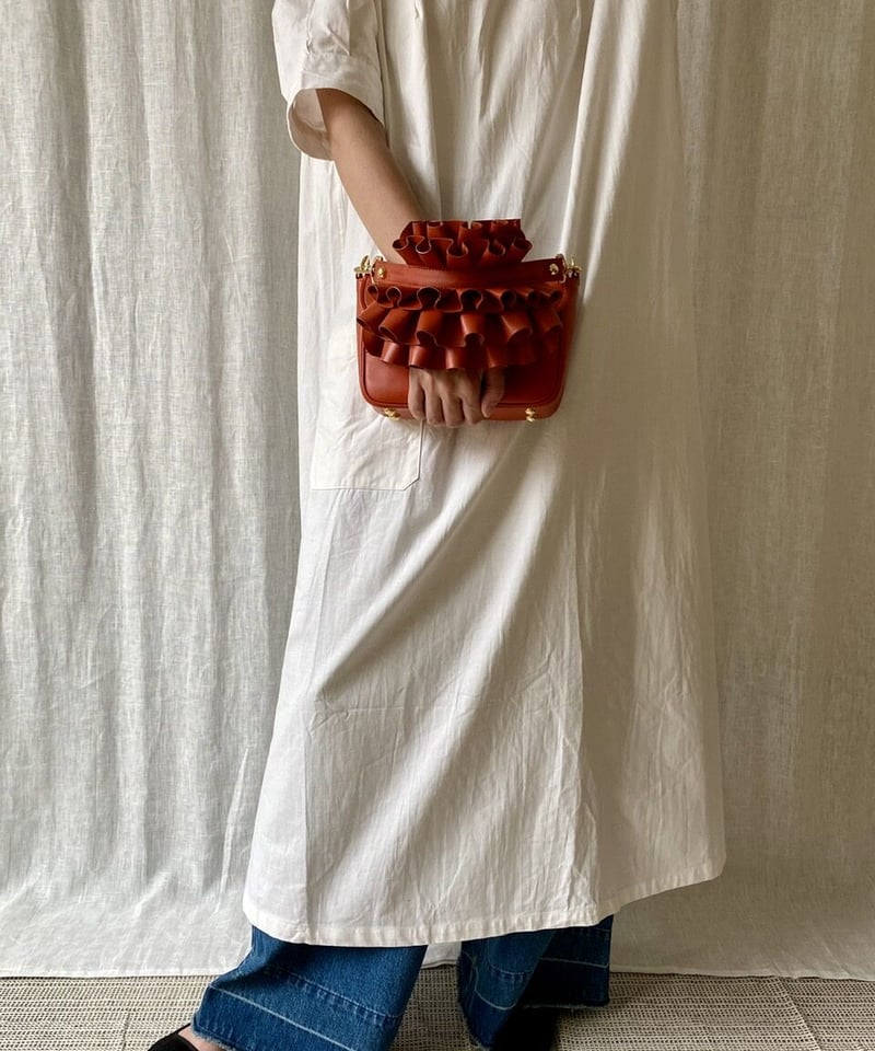 3WAY FRILL POCHETTE SIZE:S(チェーンショルダー) | tortoago