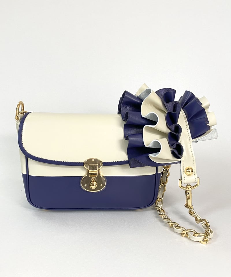 3WAY FRILL POCHETTE SIZE:S(チェーンショルダー) | tortoago