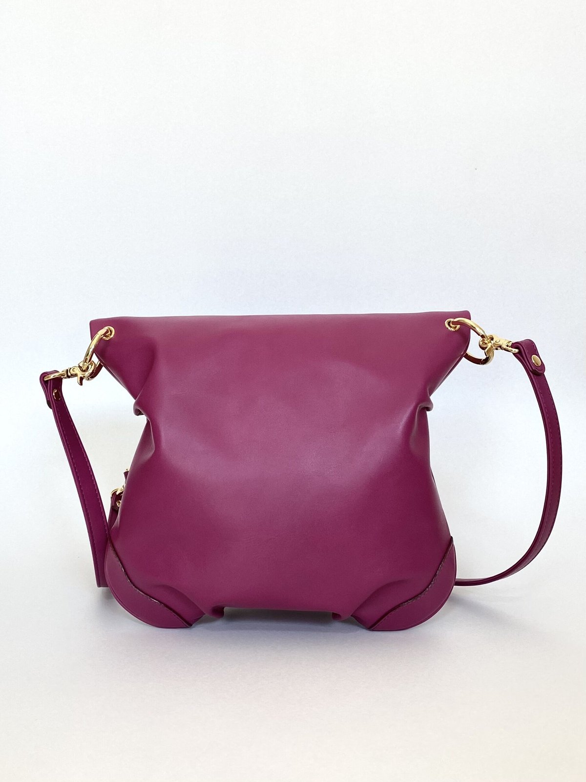 tortoago トルトアーゴ　フリル付き赤レザーバッグ 2WAY FRILL SHOULDER BAG | tortoago