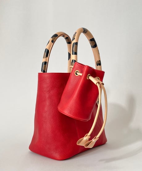 LEOPARD HAND PAINTED TOTE BAG 「サンプルセール」