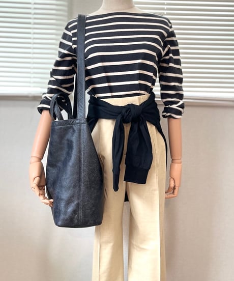 STONE WASH TEXTURE 2WAY TOTE BAG