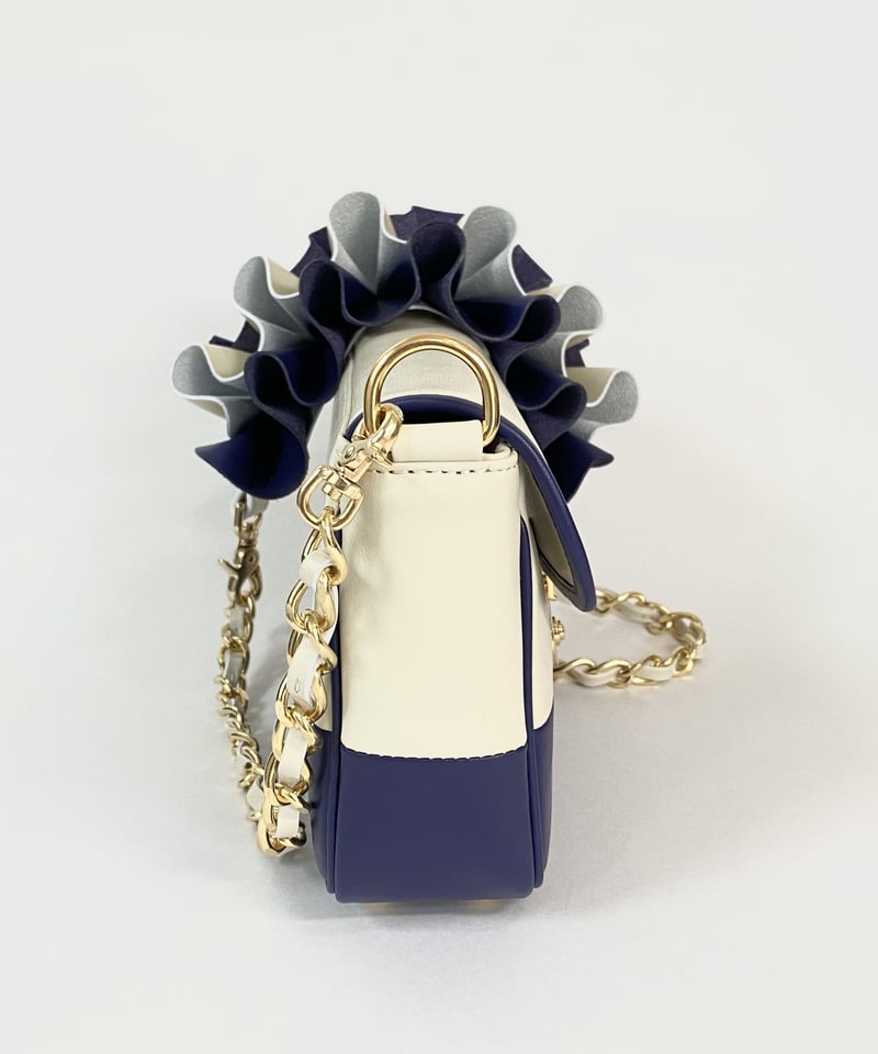 3WAY FRILL POCHETTE SIZE:S(チェーンショルダー) | tortoago