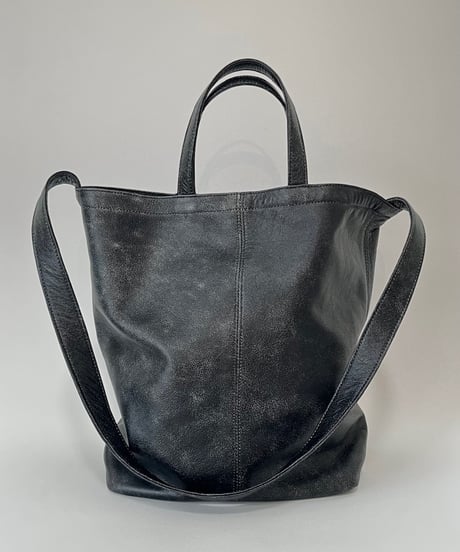 STONE WASH TEXTURE 2WAY TOTE BAG