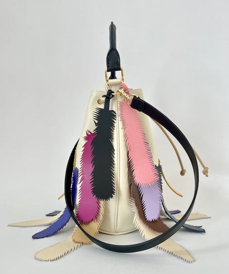 2WAY FEATHER BAG