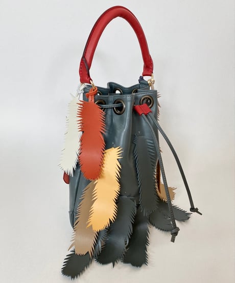FEATHER HAND BAG