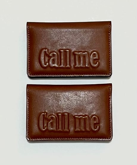 「Call me」BUSINESS CARD CASE