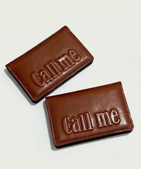 「Call me」BUSINESS CARD CASE