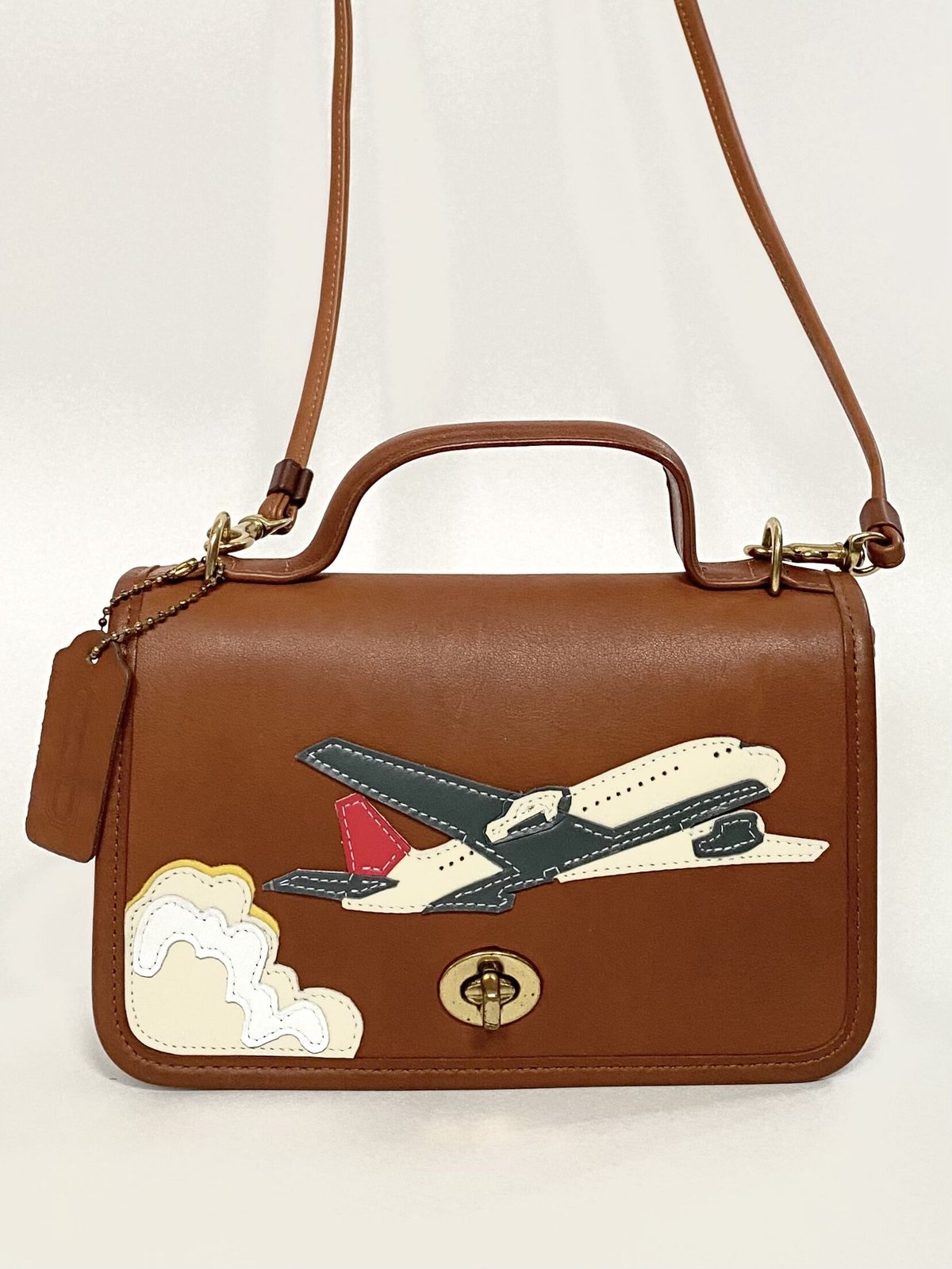 Coach owl tote cheap