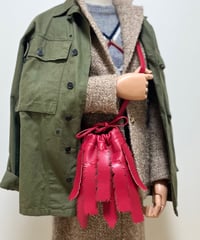 “火の鳥” DRAWSTRING SHOULDER POUCH