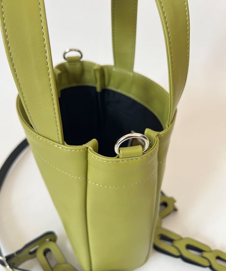 MINI TOTE with CHAIN MOTIF SHOULDER STRAP