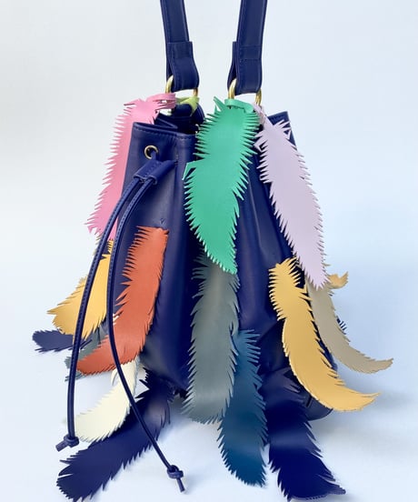 FEATHER SHOULDER BAG (LARGE)
