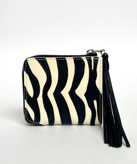 ZEBRA PATTERN COMPACT WALLET