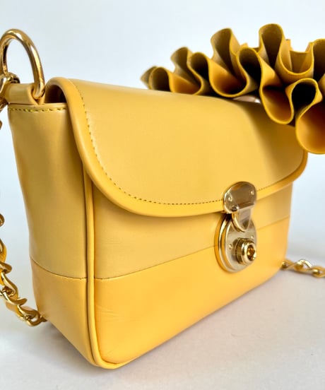 3WAY FRILL POCHETTE SIZE:S(チェーンショルダー)