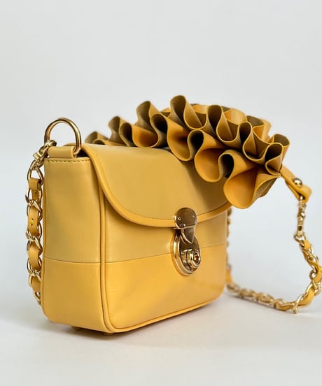 3WAY FRILL POCHETTE SIZE:S(チェーンショルダー)